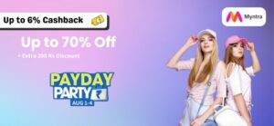 Myntra PayDay Party Sale 2024