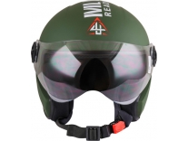 4U SUPREME ICON JET M.GREEN Motorbike Helmet