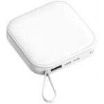 AMYTEL 10000mAh Power Bank White Power Delivery Quick Charge
