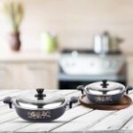ATEVON Non Stick Kadai Gift Set Cast Iron