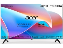 Acer 40 inch Full HD Smart LED Google TV Black