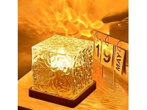 Acrylic Ocean Wave Night Light Projector Table Lamp