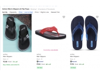 Action Mens Slippers Flip Flops Deal Upto 86 Off