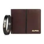 Alpha Premium Leather Mens Wallet Ethically Sourced Black