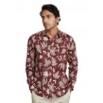 Amazon Symbol Mens Solid Cotton Ethnic Shirt
