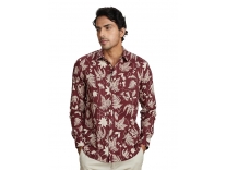 Amazon Symbol Mens Solid Cotton Ethnic Shirt