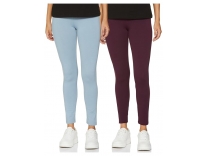 Amazon Symbol Womens Straight Mid Rise Ankle Leggings