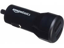 AmazonBasics Dual USB Car Charger for Apple and Android Devices Black