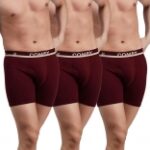 Amul Comfy Men Cotton Solid Trunk Combo Pack
