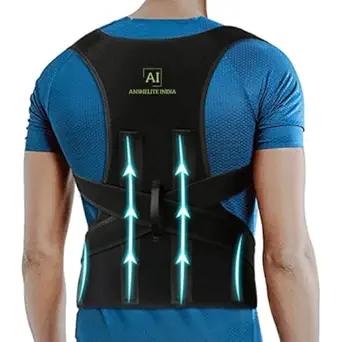 Anshelite India Posture Corrector Back Support Adjustable Straps