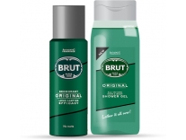 BRUT Original Deodorant Shower Gel Set for Men