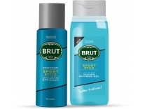 BRUT Sport Style Deodorant Shower Gel Men Set