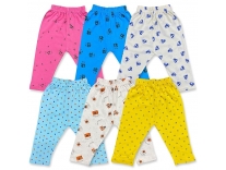 Baby Boy Girl Cotton Pyjama Pants Pack of 6