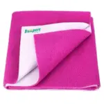 Baby Waterproof Quick Dry Sheet Rani Pink