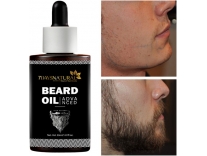 Beard Growth Oil For Smooth Shiny Black Hair