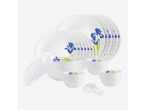 Cello Opalware Dazzle Blue Iris Dinner Set