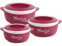 Cello Sapphire Thermoware Casserole Pack of 3