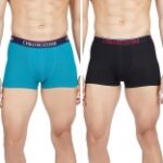 Chromozome Mens Cotton Stretch Trunks Pack of 2
