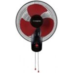 Crompton HISPEED GALE CLASSIC 16 inch Wall Fan Black Red
