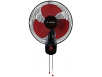 Crompton HISPEED GALE CLASSIC 16 inch Wall Fan Black Red