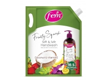 DABUR Fem Fruity Squash Soft Safe Handwash Enriched With Goodness Of Coconut Milk