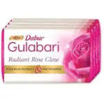 Dabur Gulabari Rose Soap Moisturizing Bathing Soap