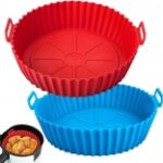 Darkpyro Air Fryer Silicone Basket Tray 2 Pack