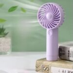Desidiya Portable Mini USB Fan High Speed Cooling Purple