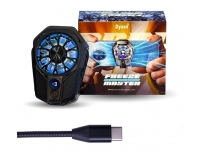 Dyazo Mobile Cooler Gaming Fan Instant Cooling Pad Android iPhone Black