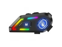 EDYELL Motorcycle Helmet Bluetooth Headset Connects to 2 Phones