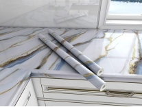 ETASUN Wallpaper Waterproof Kitchen Tiles Heat Resistant PVC Flooring