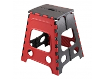 Folding Stool 18 Inch Height Red Black