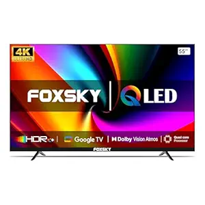 Foxsky 55 inch 4K Ultra HD LED Smart TV Black