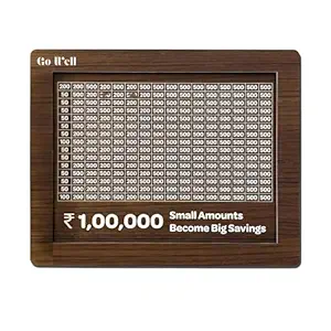 GO WELL Chandan Wood Piggy Bank Savings