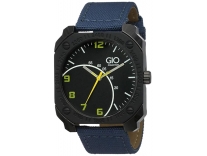 Gio Collection Analog Black Dial Mens Watch