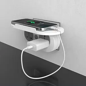 Goldmedal Wall E 3 Pin Plug Travel Adaptor with Mobile Stand