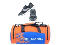 Gowin Nx 2 Black Grey Triumph Gym Bag