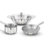Greenchef Stainless Steel Tri ply Stainless Steel Combo
