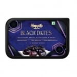Happilo Black Dates Rich in Iron Antioxidants Fiber and Vitamins