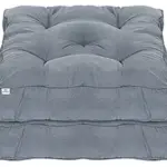 Heart Home Microfiber Square Chair Pad for Office Home or Car Sitting