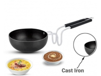Heavy Base Iron Tadka Pan 12 cm Diameter