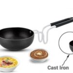 Heavy Base Iron Tadka Pan 12cm Diameter