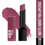 Hilary Rhoda Matte About You Lipstick Divine Wine