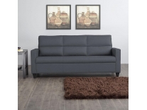 Home Centre Helios Clary Solid 3 Seater Sofa Grey