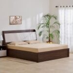Home Centre Tulip Queen Bed Hydraulic Headboard Storage