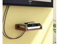 Home Sparkle Engineered Wood Set Top Box Stand Wall Mount