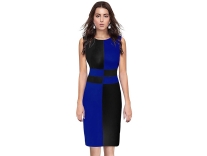 ILLI LONDON Womens Bodycon Knee Length Dress
