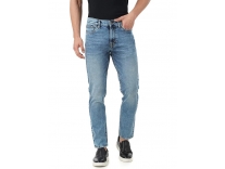 INKD Mens Regular Fit Jeans Contrast Stitch