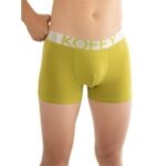 KOFFY Mens Malleable Cotton Lycra Long Trunk