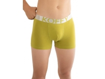 KOFFY Mens Malleable Cotton Lycra Long Trunk